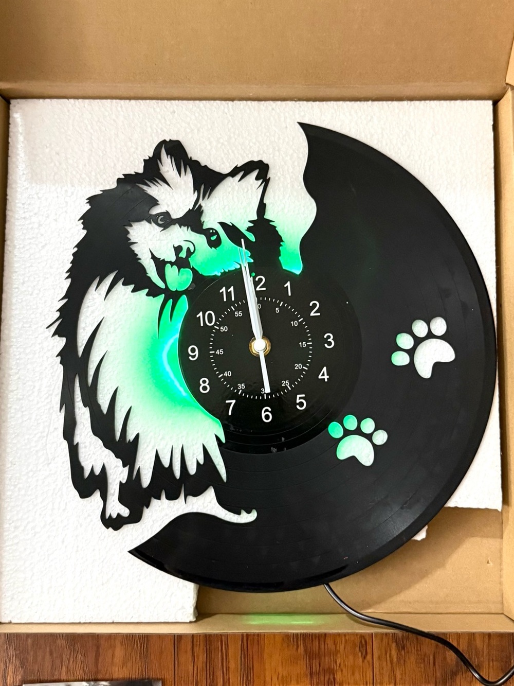 LED Wall Clock with Remote Control-NEW - Picture 7 of 10